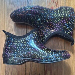 Corkys Polka Dot Rain Boots